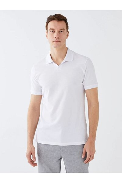 LC Waikiki Basic Polo Neck Short Sleeve Pique Men's T-Shirt