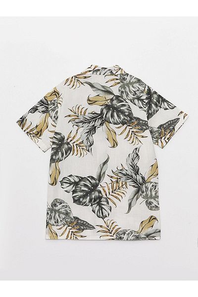 LC Waikiki Риза с къс ръкав за момче - LCW Vision Pattern