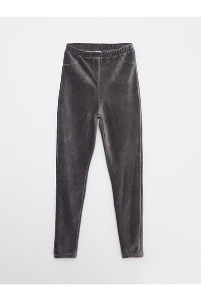 LC Waikiki LCW Kids Elastic Waist Basic βελούδινο κολάν για κορίτσια