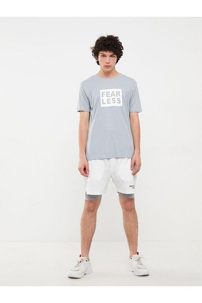 LC Waikiki Tricou cu mânecă scurtă cu imprimeu XSIDE pentru bărbați