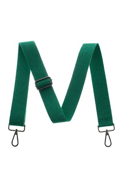 Miaju Green Lover Gift Shoulder Strap - 125 Cm, Black with Metal Accessory Detail