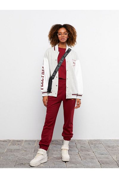 LC Waikiki Γυναικείο Jogger Sweatpants - Ελαστική μέση και κέντημα