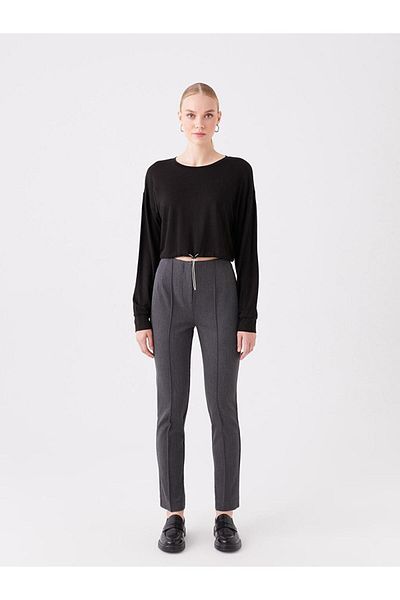 LC Waikiki Γυναικείο ίσιο παντελόνι Lcwaikı Basic Slim Fit