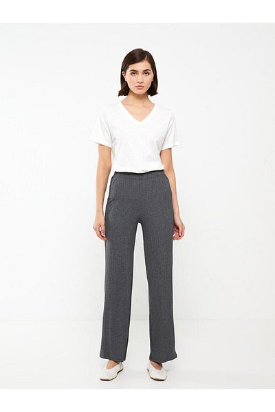 LC Waikiki LCWAIKIKI Basic Slim Fit Women's Trousers with Elastic Waist