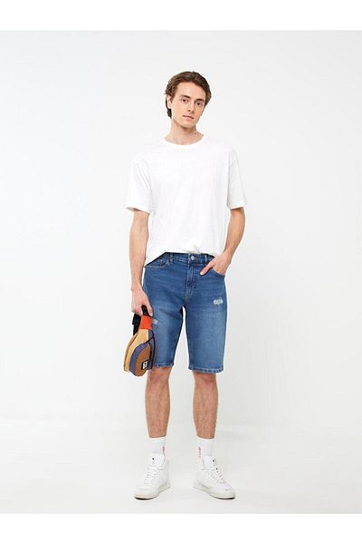 LC Waikiki LCW Jeans Standard Fit Men's Jean Shorts