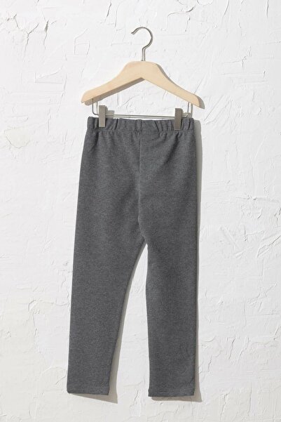 LC Waikiki Kız Çocuk Antrasit Melanj L8N Tayt