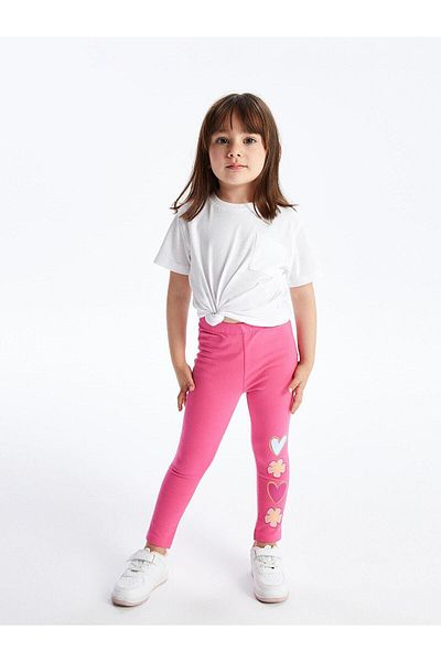 LC Waikiki LCW Baby - Κολάν με στάμπα και ελαστική μέση για κοριτσάκι