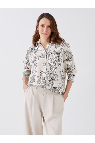LC Waikiki Long Sleeve Patterned Women's Shirt