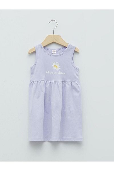 LC Waikiki LCW baby Crew Neck Printed Baby Girl Dress