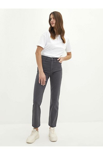 LC Waikiki Basic Skinny Fit Flat Pocket Λεπτομερές γυναικείο τζιν παντελόνι