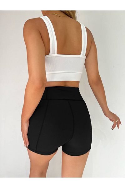 Ligossi Black Sports Tights - Women's Sea Shorts Swimsuit
