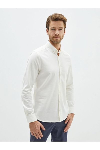 LC Waikiki Ανδρικό μακρυμάνικο πουκάμισο Lcwaikı Basic Slim Fit