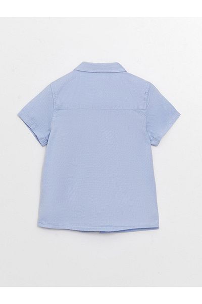 LC Waikiki Short Sleeve Embroidery Detailed Baby Boy Shirt and Bow Tie, Pack of 2