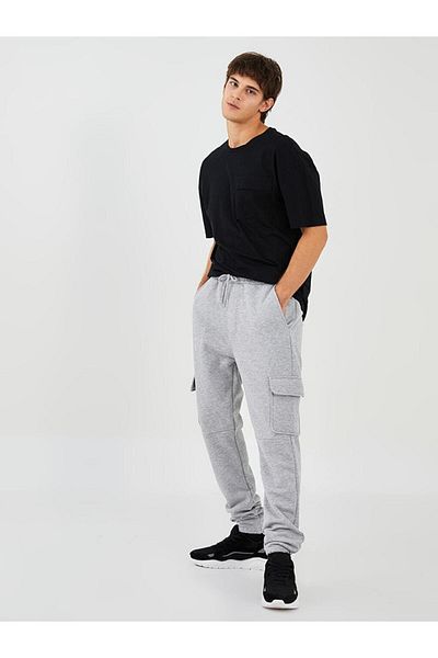 LC Waikiki Ανδρικό αθλητικό παντελόνι Jogger Standard Fit XSIDE
