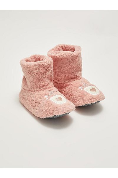 LC Waikiki LCW STEPS Γυναικείες μπότες για το σπίτι με λεπτομέρεια κεντήματος