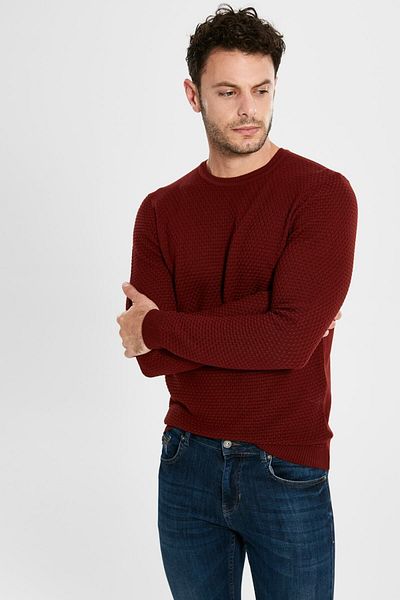 LC Waikiki Men's Brick Sweater 9WI934Z8