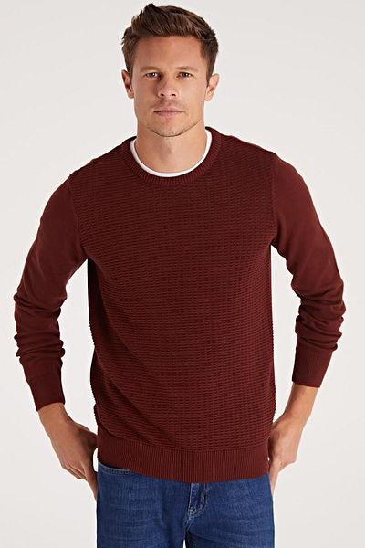 LC Waikiki Pulover roșu Claret pentru bărbați 9W3913Z8