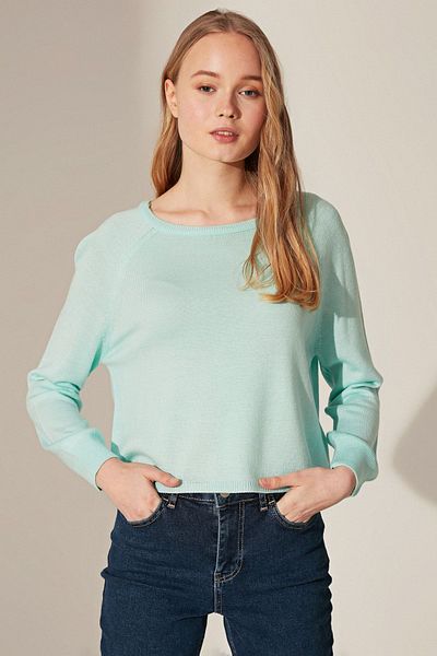 LC Waikiki Pulover de damă verde deschis 0W7361Z8