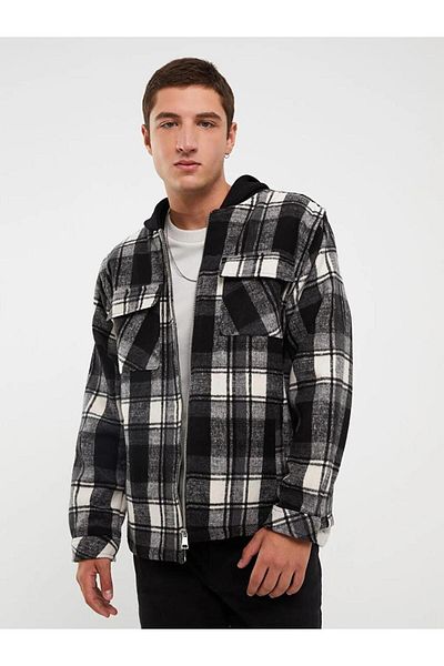 LC Waikiki Удобно карирано мъжко яке с дълъг ръкав Lumberjack