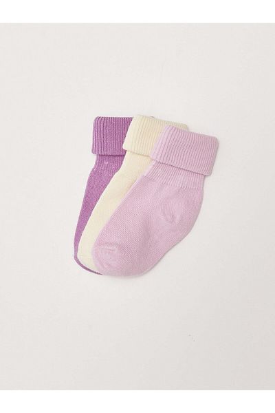 LC Waikiki LCW baby Basic Baby Girl Sock Socks 3-pack