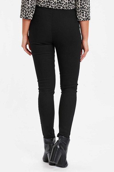 LC Waikiki Pantaloni negri de damă 9S6060Z8