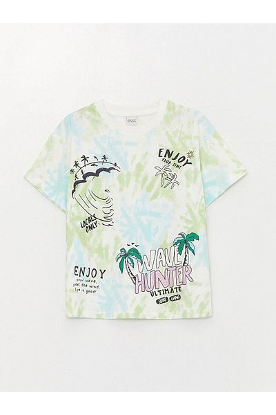 LC Waikiki LCW Kids Boy - Μπλουζάκι με στάμπα με άνετη εφαρμογή με λαιμόκοψη