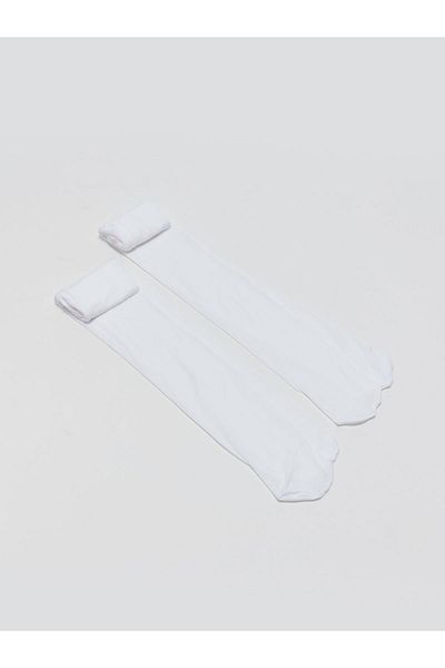 LC Waikiki Basic 2-Piece Pantyhose Set for Baby Girl