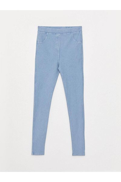LC Waikiki Colanți lungi pentru fete LCW Kids Basic cu talie elastică