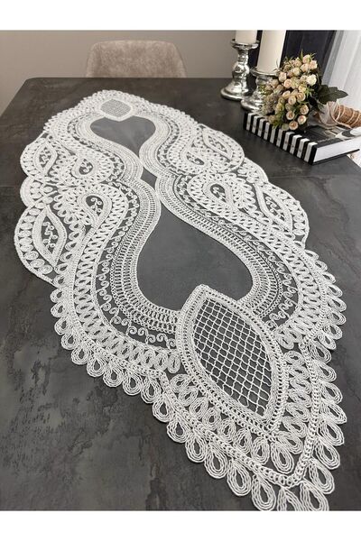 sewev مفرش طاولة دانتيل (حجم كبير)