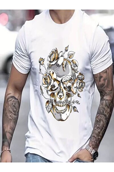 CLASSY.MODA Tricou Single Jersey - Tricou cu mânecă scurtă, cu decolteu tripl...