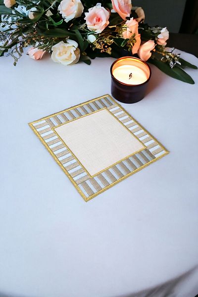 FLAWLESS HOME 2-Pack Pip Studio Cocktail Napkin, Presentation Napkin, Coffee Side Napkin, Coaster