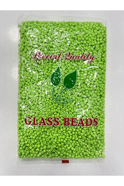 Caglar Accessories Verde fistic deschis - mărgele de nisip de 0,6 mm