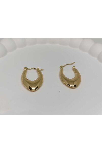 FOR YOU TAKI by Ezgi أقراط نسائية من الفولاذ المقاوم للتشويه ومضادة للحساسية