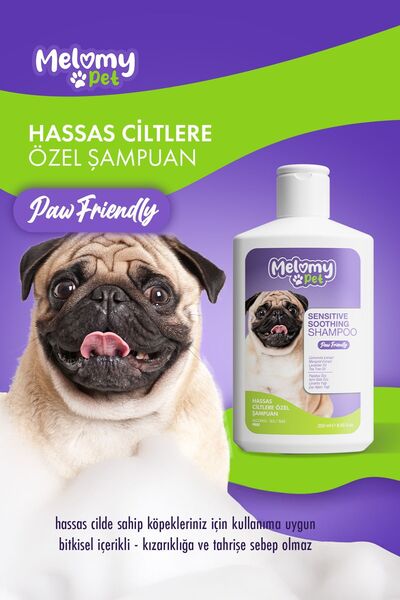Melomy Köpekler Için Hassas Ciltlere Özel Şampuan - 250ml