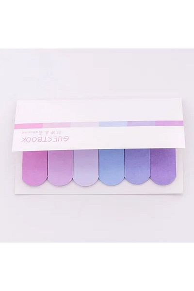 sibga tasarım Colorful Post-It Note Paper - 120 Sheets Bookmark Marker Sticker