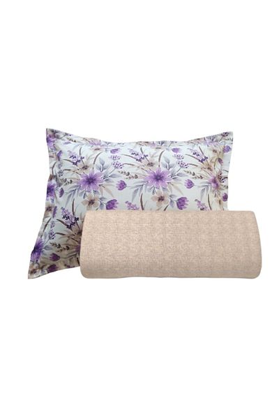 GÜLLÜCE HOME ملاءة مطاطية واحدة وغطاء وسادة منتفخ