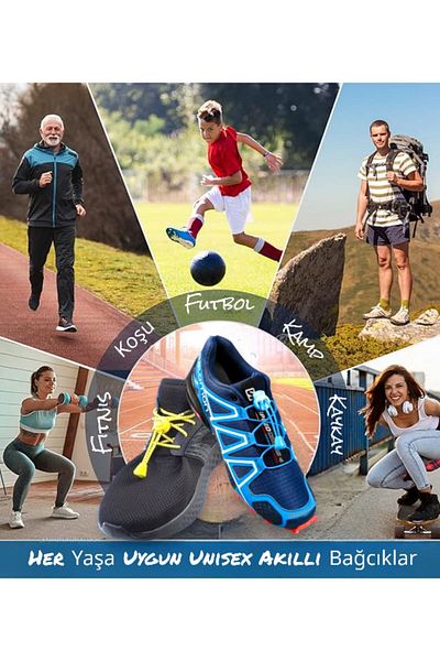 OKAVANGO Elastic Shoelaces, Laceless Smart Laces, Elastic Smart Laces