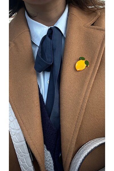 YAKA ART Limon Seramik Broş