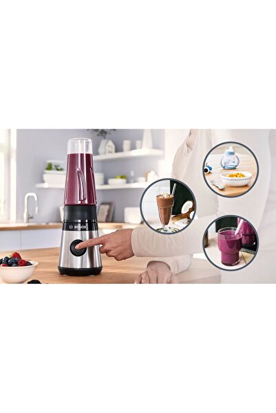 Bosch 4lü Paslanmaz Çelik Bıçak Sistemi Premium Smoothie Blender Seti