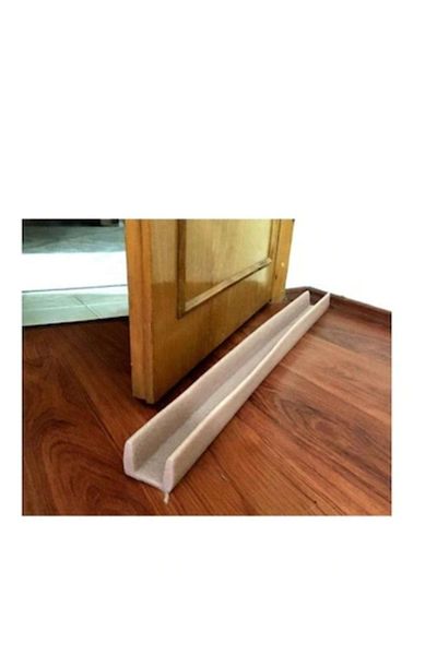 EMİRHANNALBUR Inserted Under Door Heat Insulation Sponge White (4 Pieces)