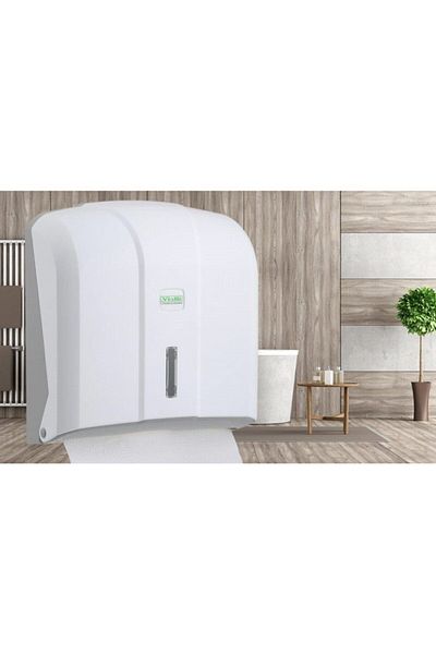 Şeker Portakalım Vialli Kh300 Z Layer Practical Bathroom Kitchen Paper Towel Dispenser 300 Pieces White