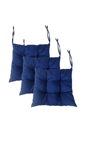 GÜLLÜCE HOME Üç'lü*yıkanabilir*sandalye & çok amaçlı kullanım minder