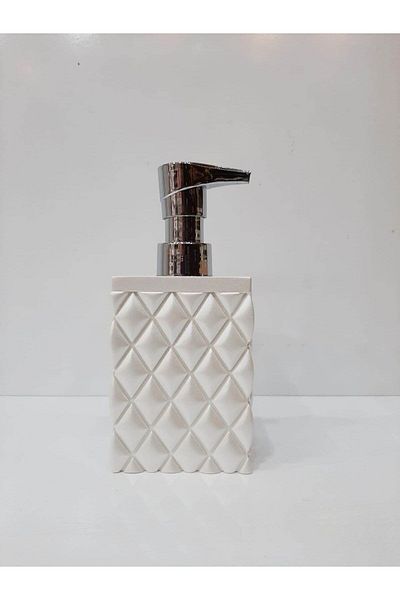 Şeker Portakalım Диспенсър за течен сапун за баня Selim Elegance, полиестер, Sedef
