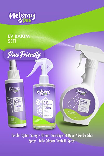 Melomy Evcil Hayvan Ev Bakım Seti ( Kedi / Köpek )