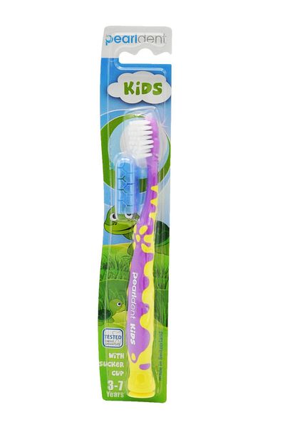 Pearldent Kids 3-7 Years Children's Toothbrush Extra Soft (with lid)