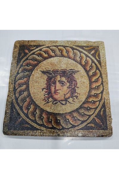 Şeker Portakalım Dekoratif Figürlü Doğal Taş Banyo Gider Kapağı Süsü Tekli 10...