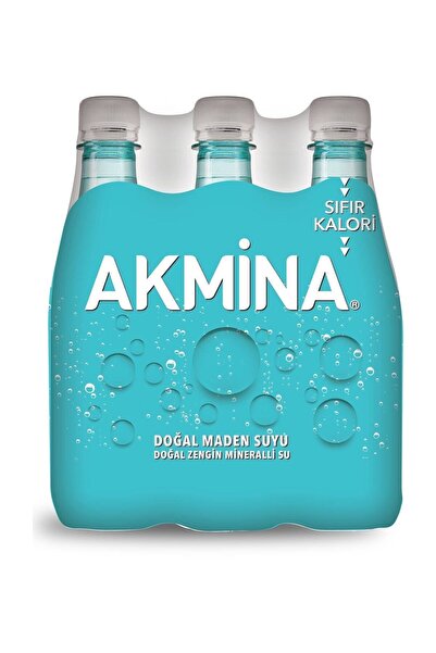 Akmina Maden Suyu Pet Şişe 6X250 ML
