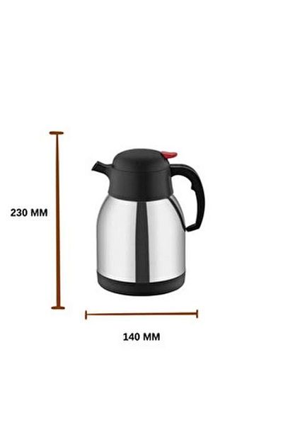 Karçiçeği Home 1.5 Liter Steel Thermos - Portable Winter Label