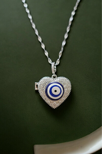 Steel Italian Gold Pearl Heart Necklace 14k Gold Plated