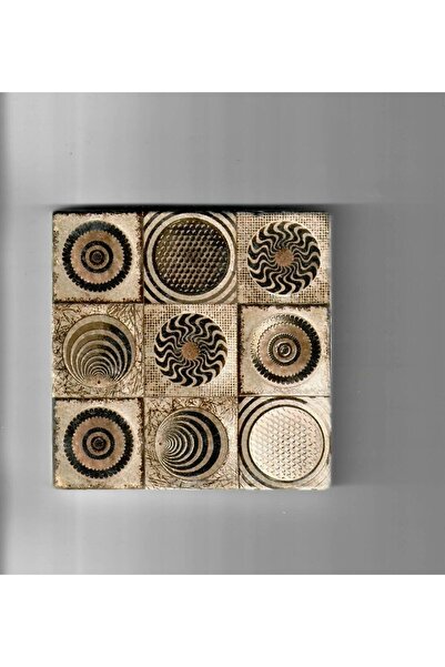 Şeker Portakalım Dekoratif Figürlü Doğal Taş Banyo Gider Kapağı Süsü Tekli 10x10 Cm